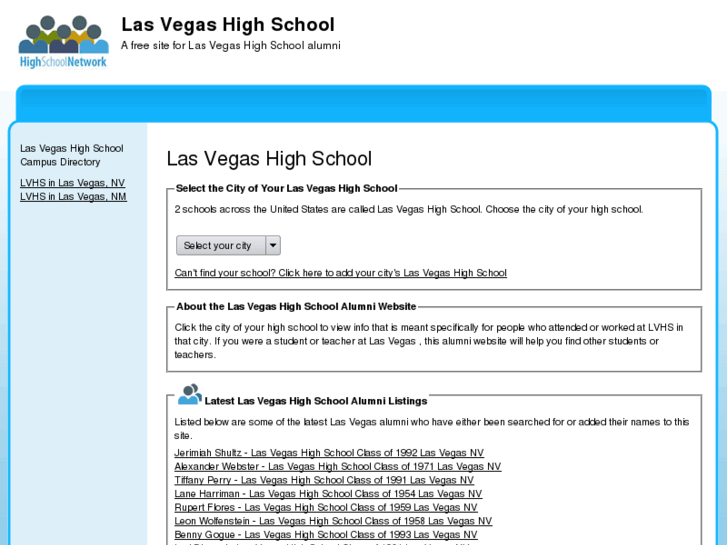 www.lasvegashighschool.net