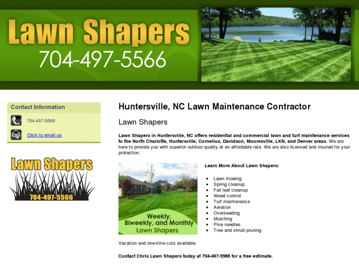 www.lawnshapersofhuntersville.com