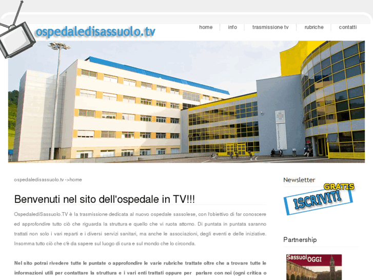 www.ospedaledisassuolo.tv