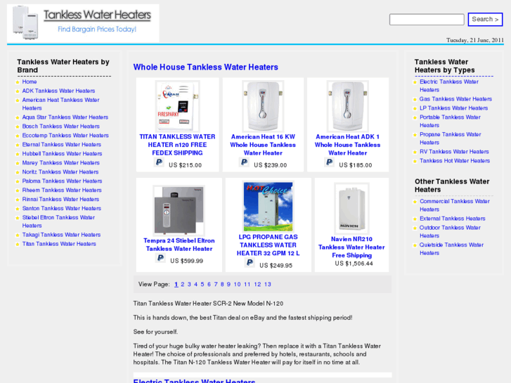 www.tanklesswater-heaters.com