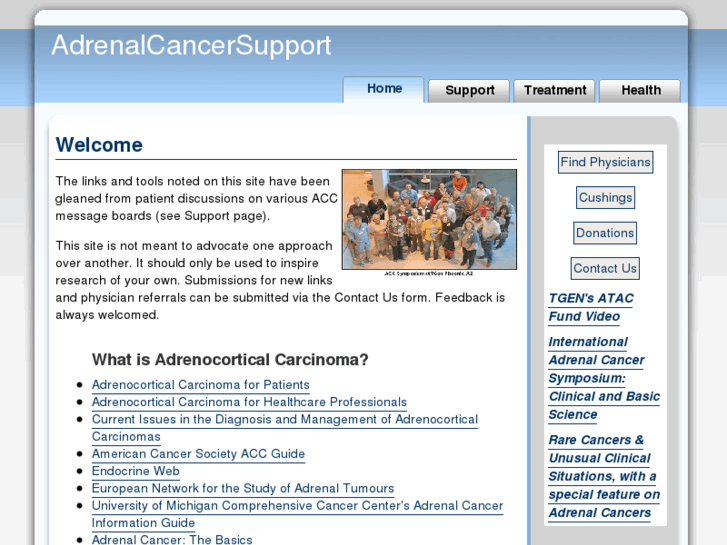 www.adrenalcancersupport.org