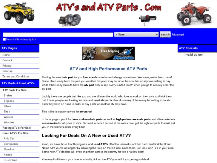 www.atvandatvparts.com