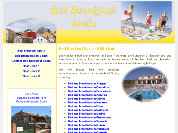 www.bedbreakfastspain.com