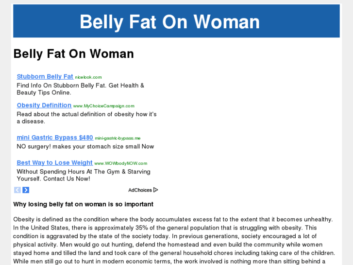 www.bellyfatonwoman.com