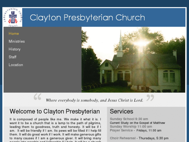 www.claytonpresbyterian.com