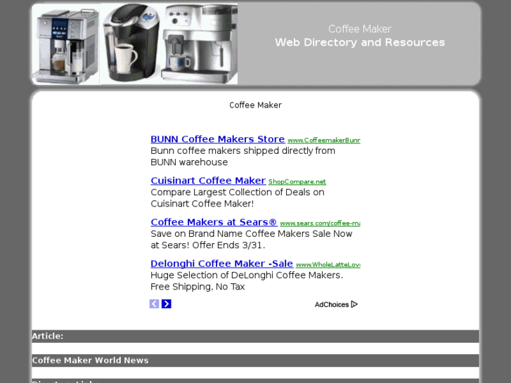 www.coffeemaker-directory.com