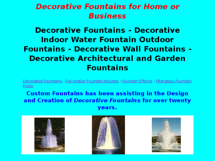 www.decorativefountains.com