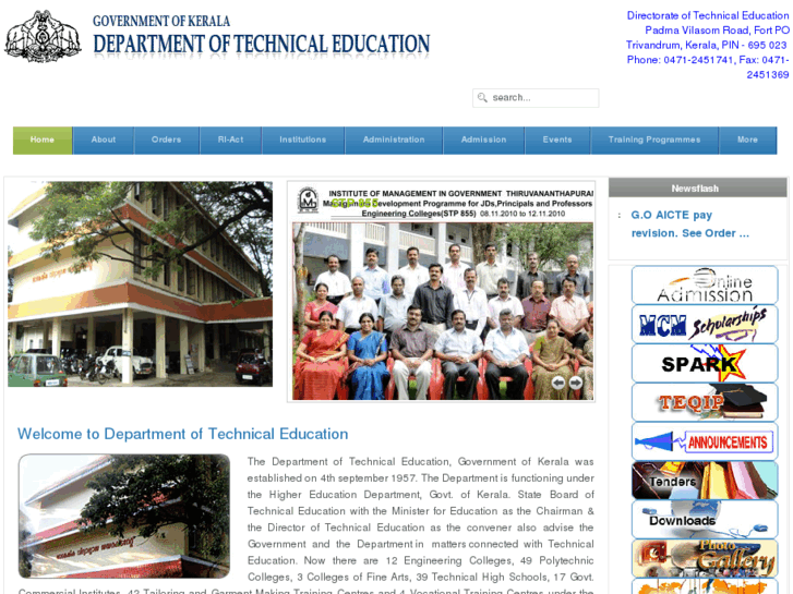 www.dtekerala.gov.in