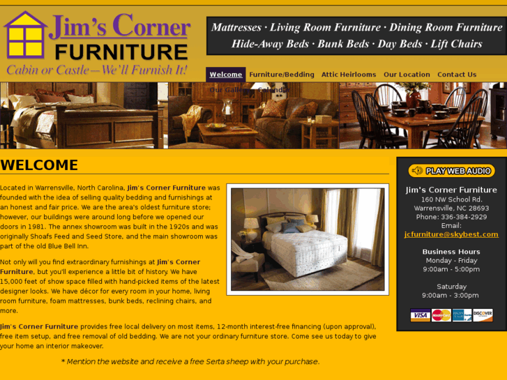 www.jimscornerfurniture.com