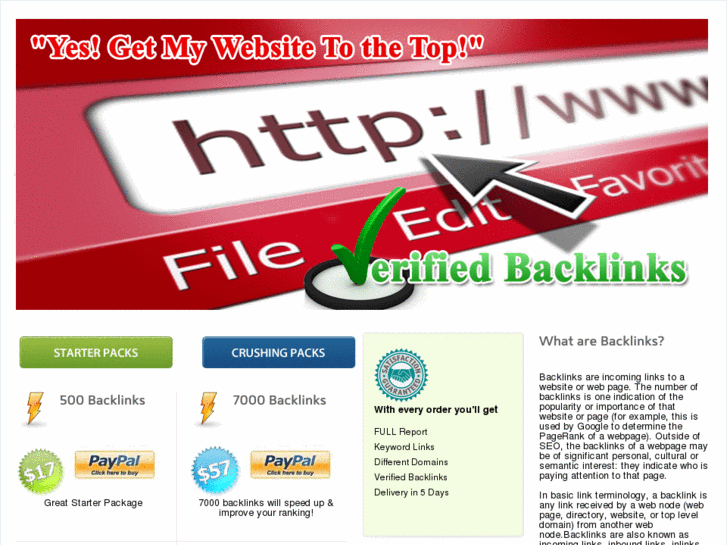 www.verifiedbacklinks.org