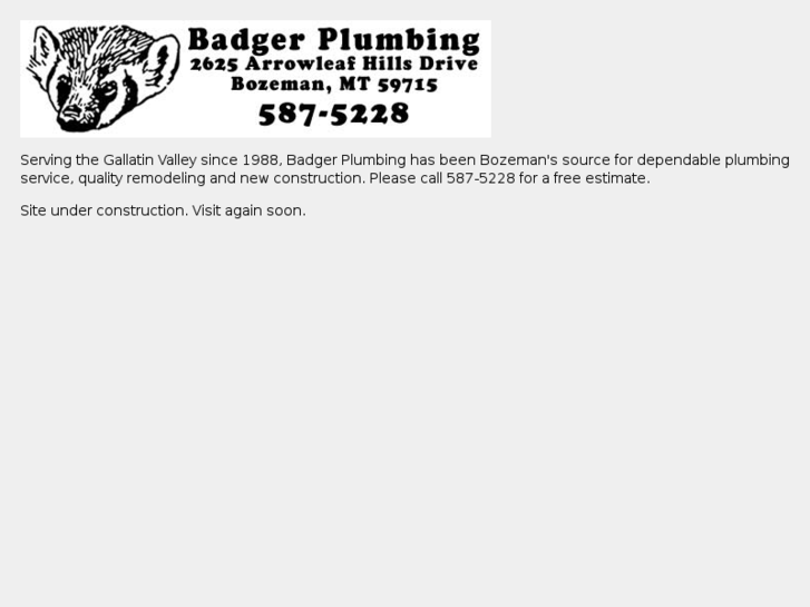 www.badgerplumbingbozeman.com