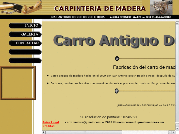 www.carroantiguodemadera.com