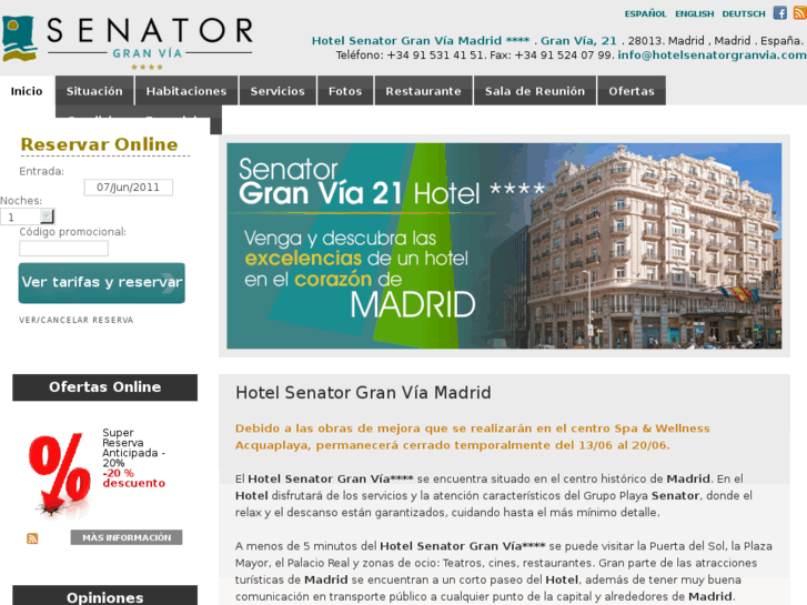 www.hotelsenatorgranvia.com