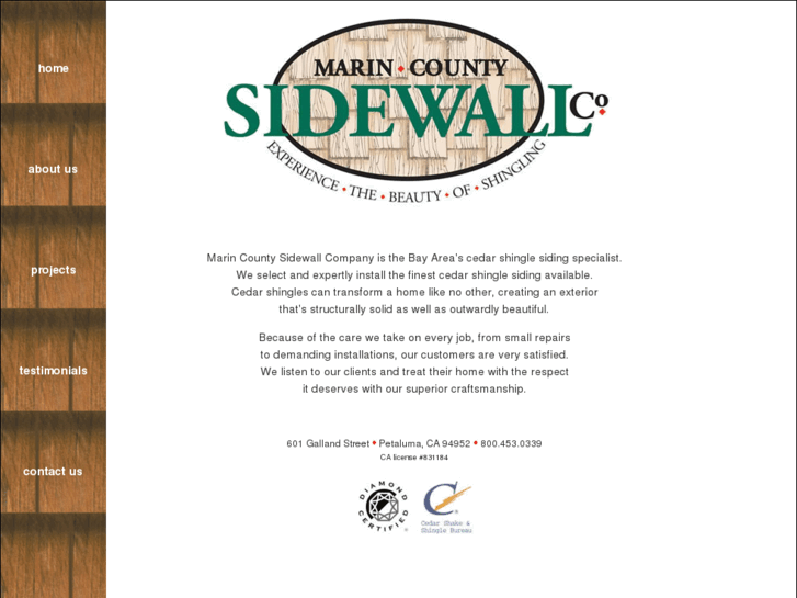 www.marincountysidewall.com