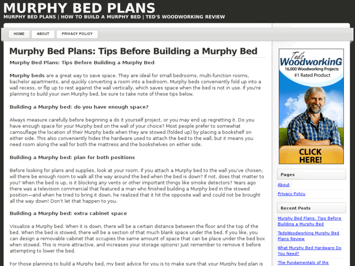 www.murphybedplansdoityourself.org