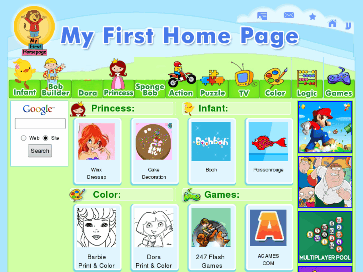 www.myfirsthomepage.net
