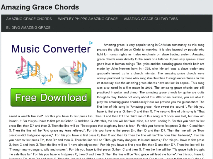 www.amazinggracechords.com