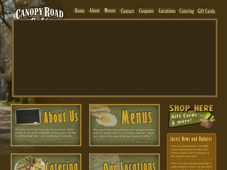 www.canopyroadcafe.com