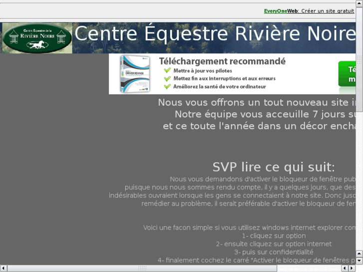 www.centreequestrerivierenoire.com