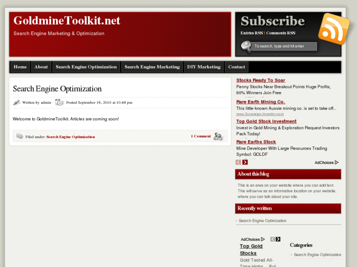 www.goldminetoolkit.net