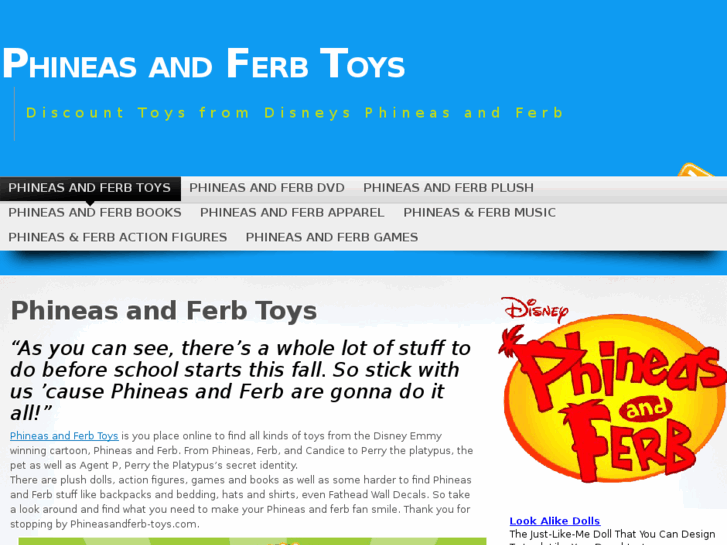 www.phineasandferb-toys.com