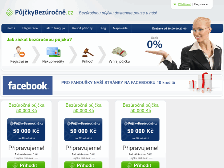 www.pujckybezurocne.cz