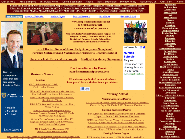 www.samplepersonalstatement.net