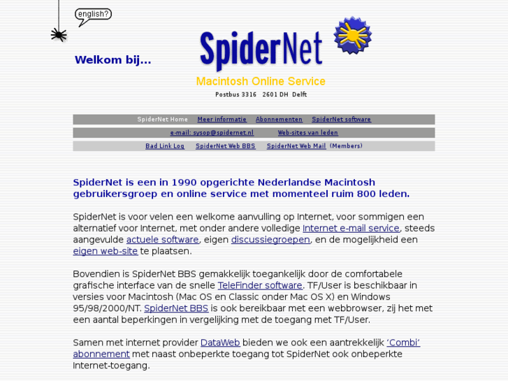 www.spidernet.nl