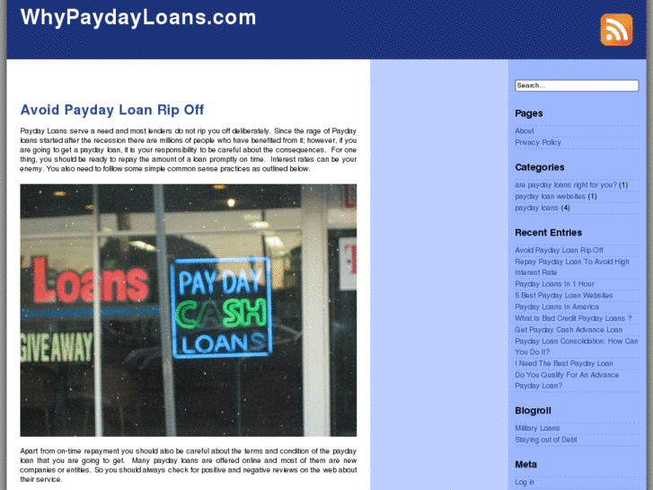 www.whypaydayloans.com