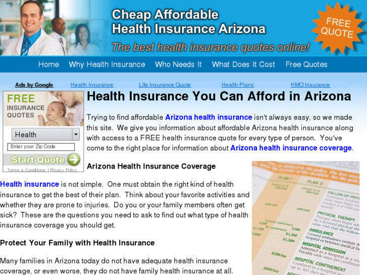 www.cheapaffordablehealthinsurancearizona.com