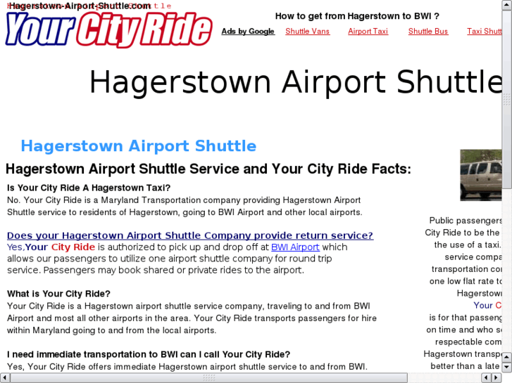 www.hagerstown-airport-shuttle.com