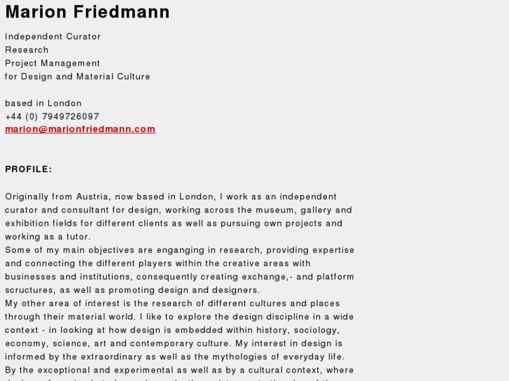 www.marionfriedmann.com