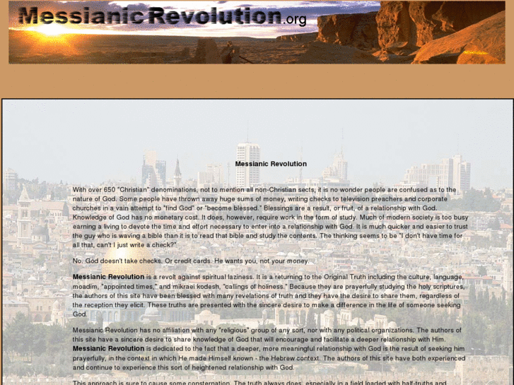 www.messianicrevolution.org