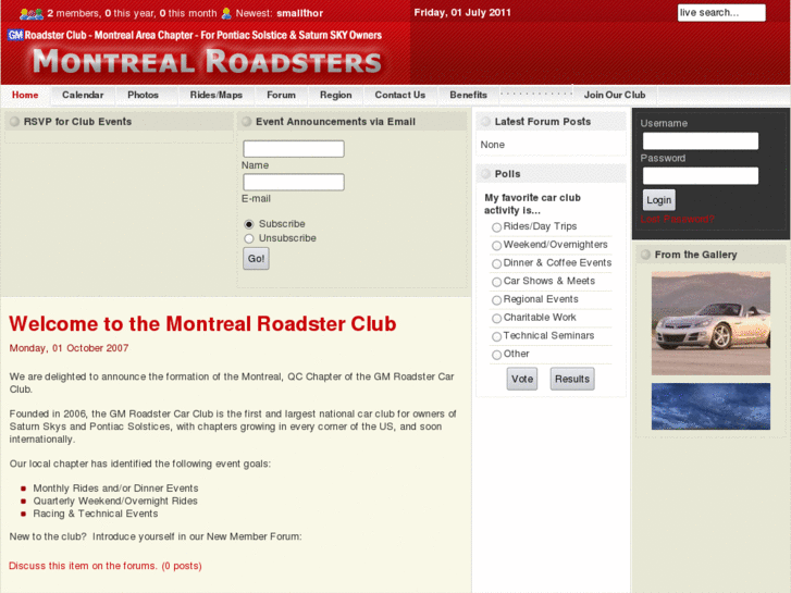 www.montrealroadsters.com