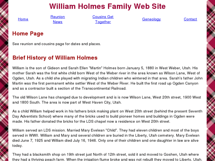 www.williamholmes.org