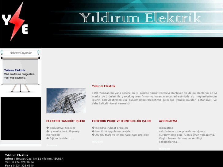 www.yildirimelektirik.com