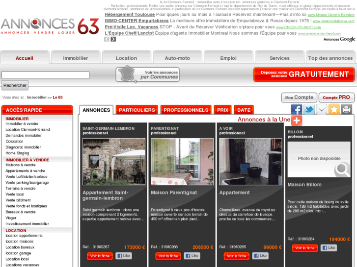 www.annonces63.fr