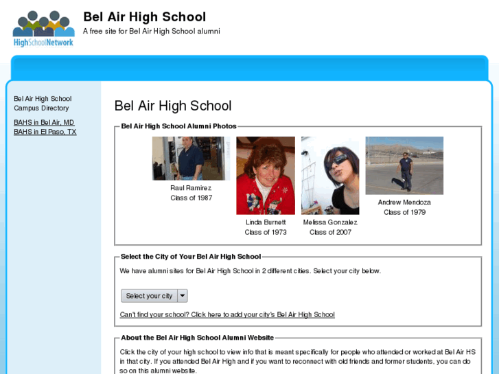 www.belairhighschoolalumni.com