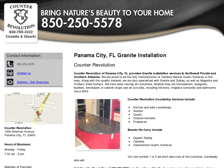 www.granitepanamacityfl.com