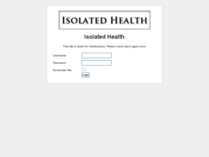 www.isolatedhealth.biz