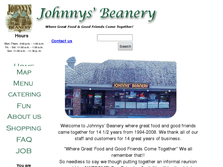 www.johnnysbeanery.com