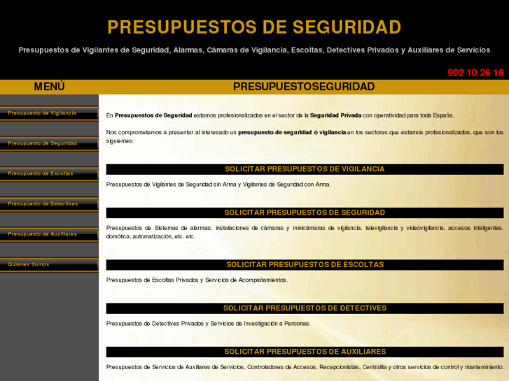 www.presupuestoseguridad.com