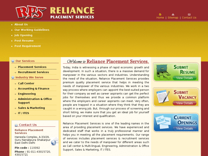 www.relianceplacement.com