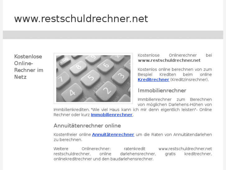 www.restschuldrechner.net