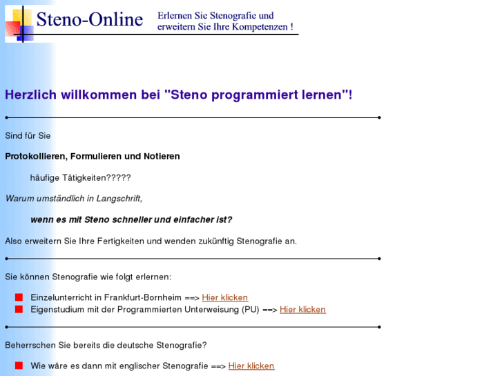 www.steno-online.de