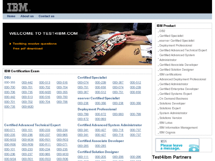 www.test4ibm.com