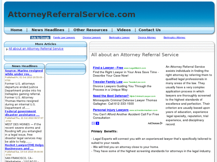 www.attorneyreferralservice.com