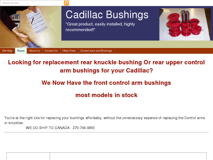 www.cadillacbushings.com