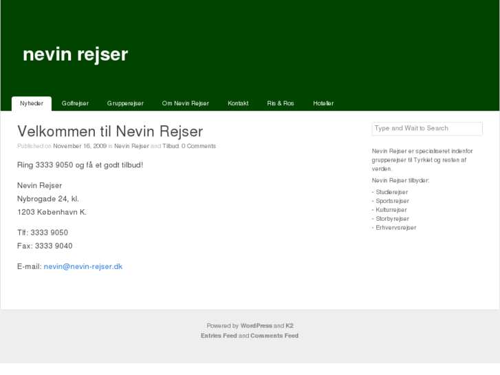 www.nevin-rejser.dk