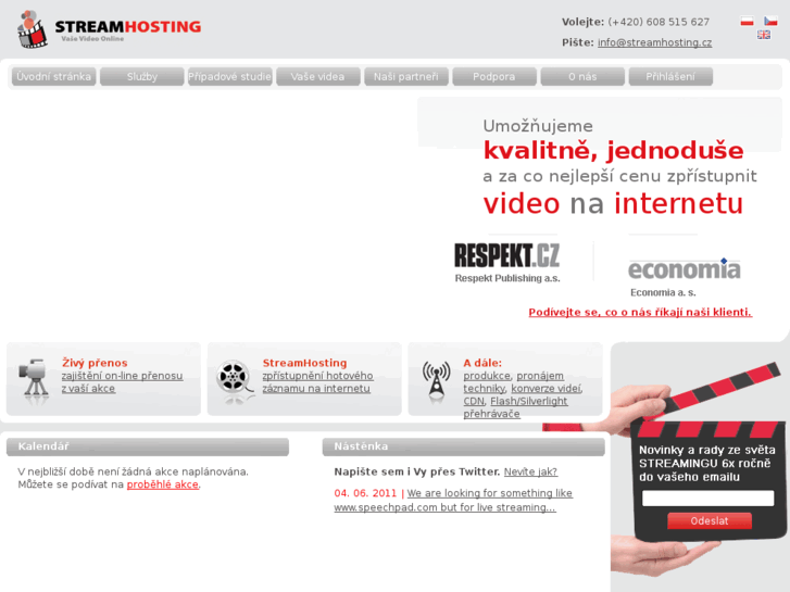 www.streamhosting.cz